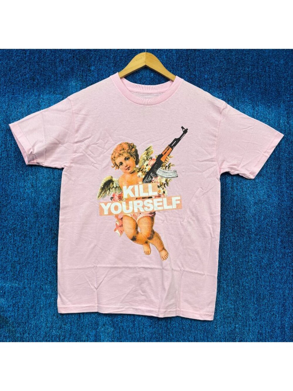 G59 Records x The Suicideboys Kill Yourself Cherub Rap Tee M
